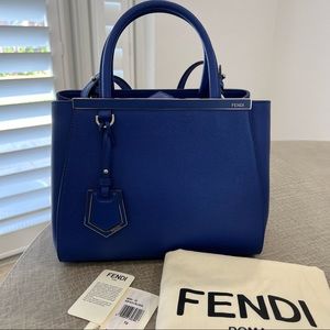 Fendi Petit 2Jours Neon Blue + Palladium